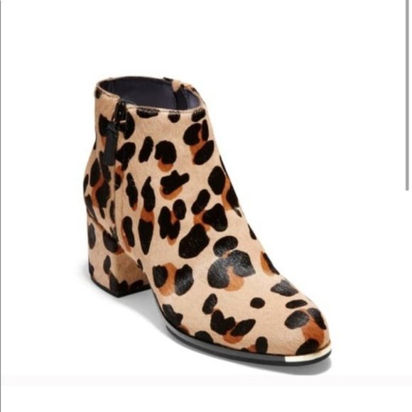 Leopard Print Booties - Picture 2 of 7